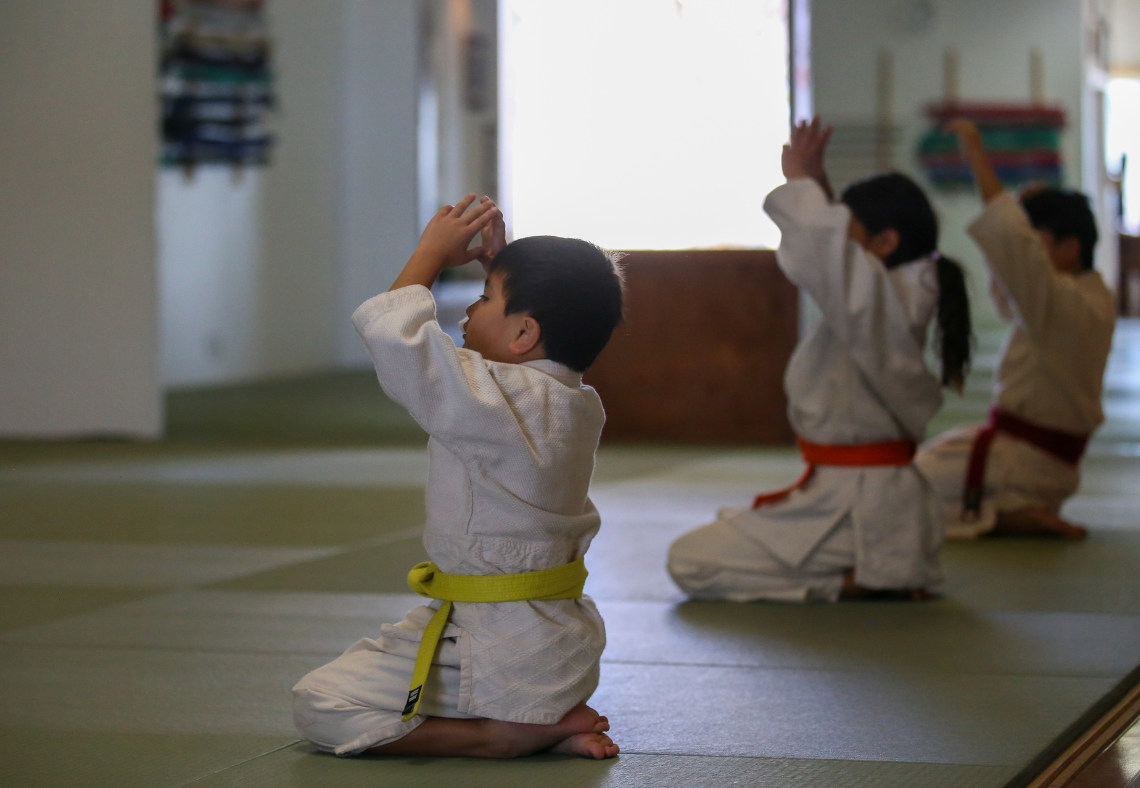 children in aikido